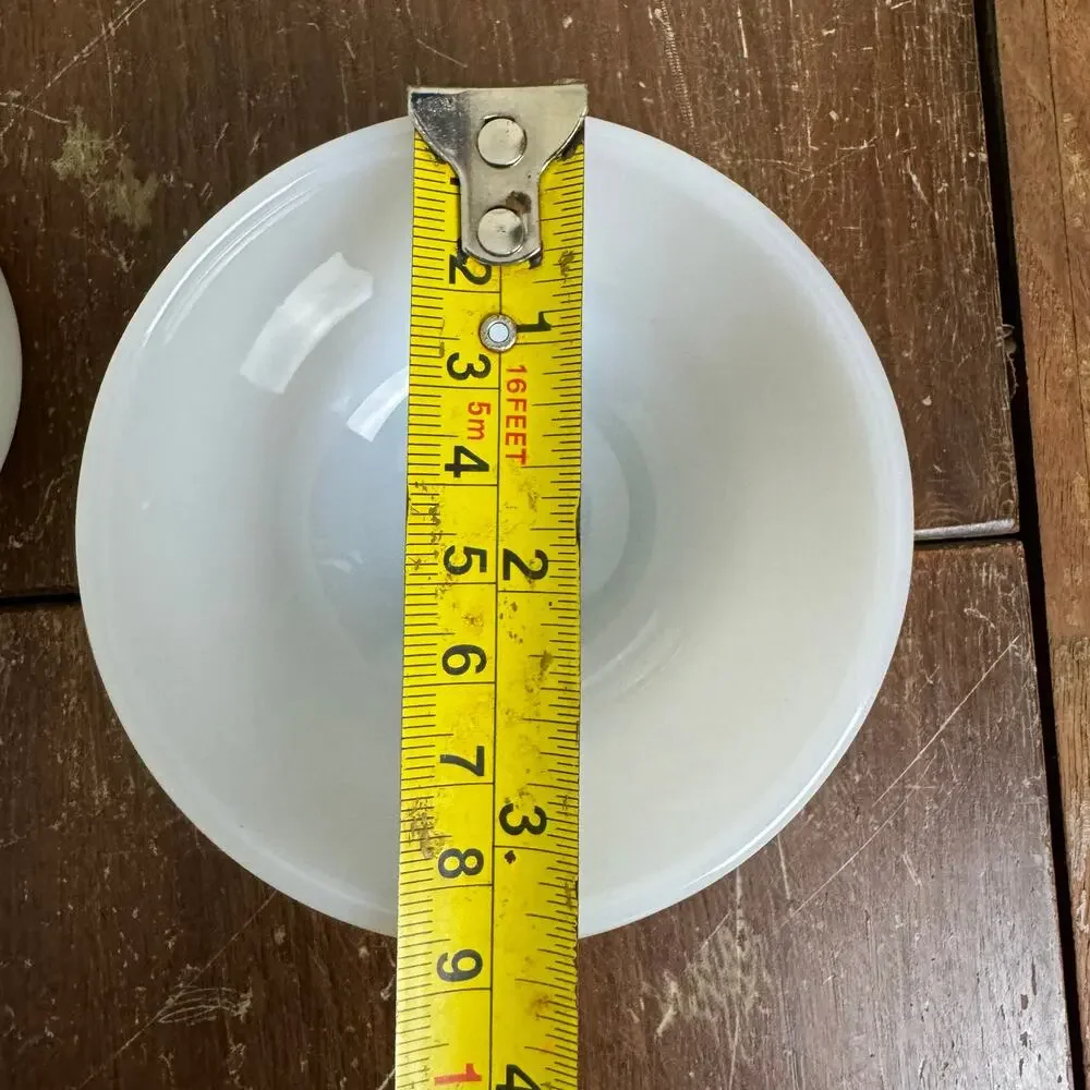 Vintage Ramekin Milk Glass Bowls Set of 2 Small Vintage Kitchen‎